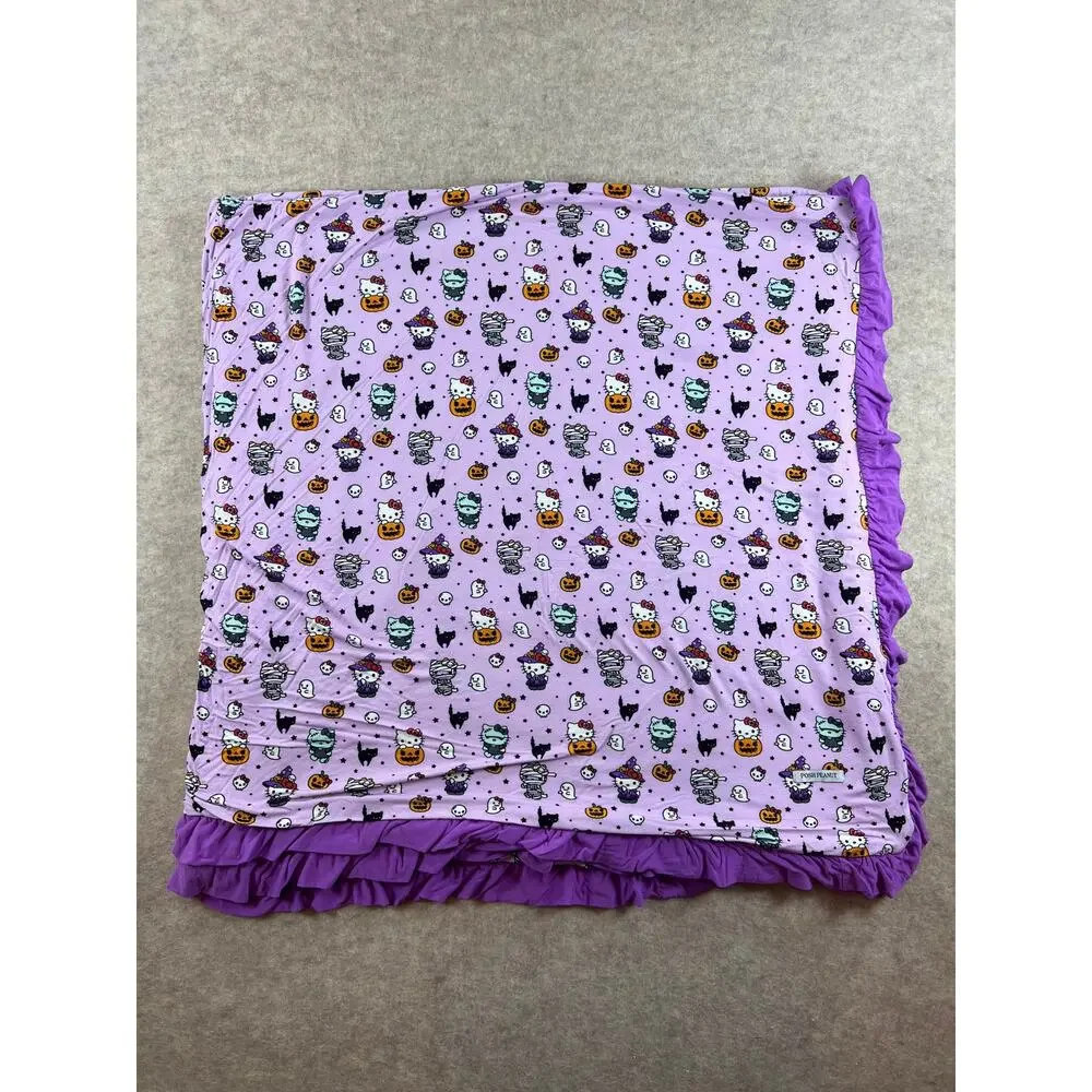 Posh Peanut Hello Kitty Halloween Luxe Patoo Bamboo Blanket 60x60